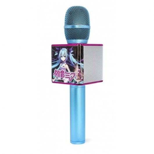 OTL Technologies Microfone Karaoke Hatsune Miku Sem fios com altifalante para qualquer fonte de som
