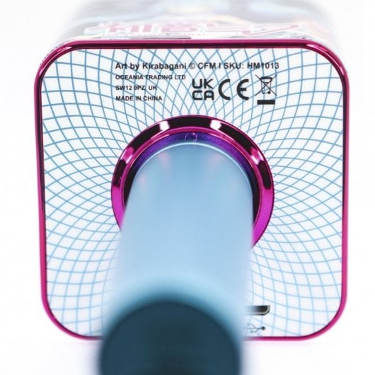 OTL Technologies Microfone Karaoke Hatsune Miku Sem fios com altifalante para qualquer fonte de som