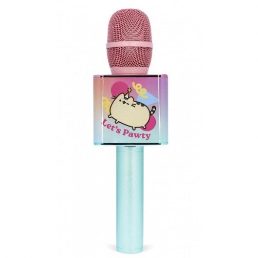 OTL Technologies Microfone Karaoke PusheenSem fios com altifalante para qualquer fonte de som