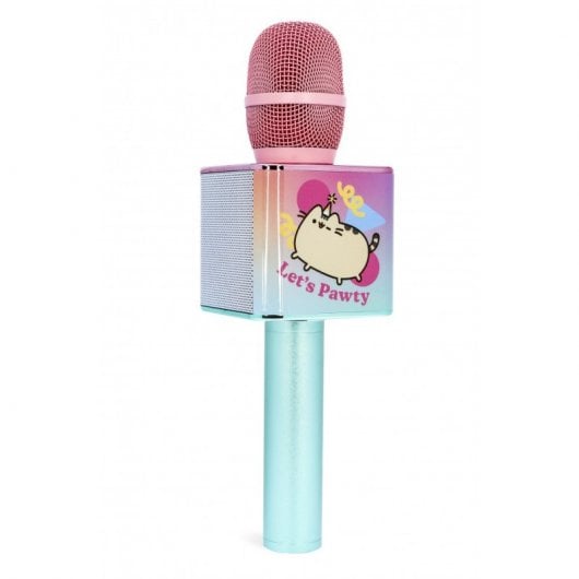 OTL Technologies Microfone Karaoke PusheenSem fios com altifalante para qualquer fonte de som
