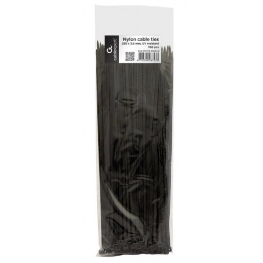 Gembird NYTFR-250x3.6 Bridas de Nylon 250x3.6mm 100 Piezas