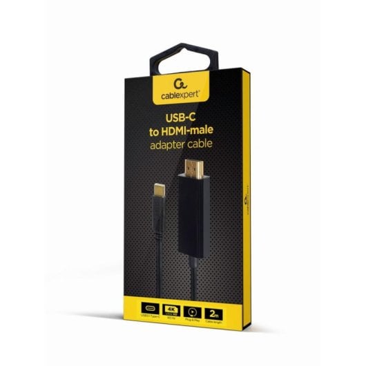 Adaptateur USB-C vers HDMI Gembird A-CM-HDMIM-02 4K 60Hz 2m Noir