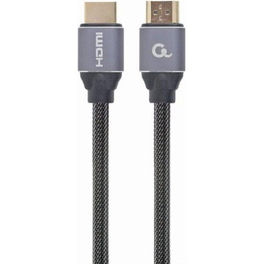 HDMI Kabel Gembird CCBP-HDMI-5M 5m 4K UHD 2.0 Nylon Grau Goldkontakte