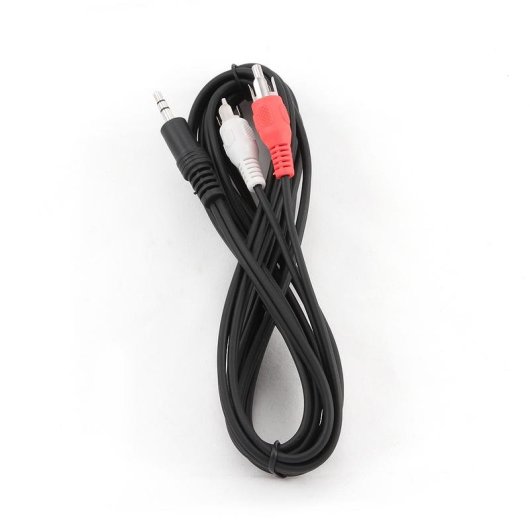 Cable de Audio Gembird 3.5mm a 2xRCA Macho/Macho 2.5m