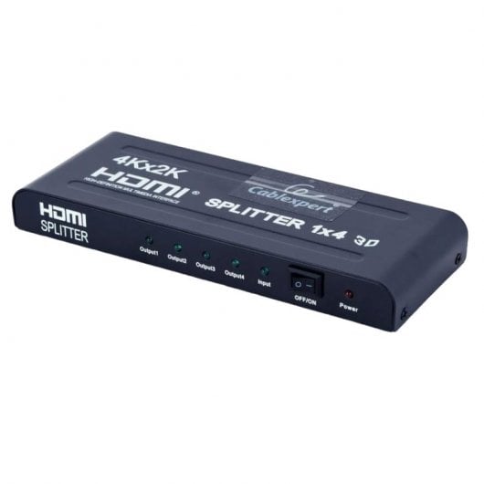 Gembird DSP-4PH4-02 Divisor de HDMI 4 Portas Preto