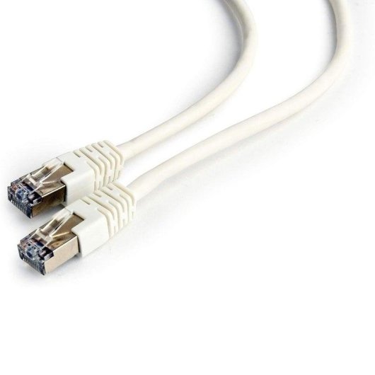 Netzwerkkabel RJ45 Cat6 F/UTP FTP 0,5m Weiß Gembird