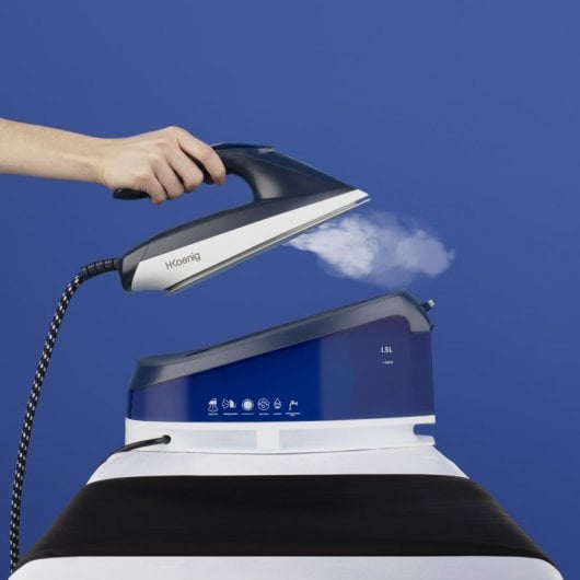 HKoenig V7 Centro de Planchado 2200W 5.5 Bares 5.5 Bares Azul