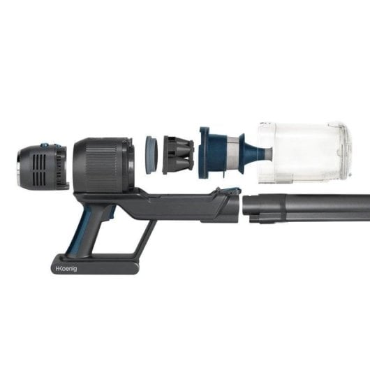 Aspirador sem Fio HKoenig UPX26 220W 40min Plegável Acessórios 0,8L