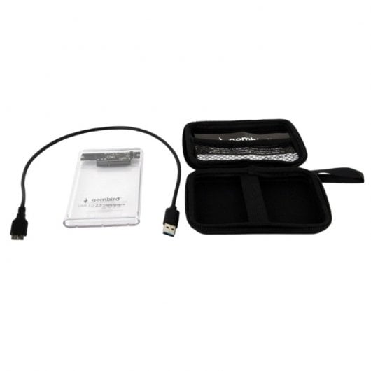 Gembird EE2-U3S9-6 Carcasa Disco Duro 2.5" SATA USB 3.0 Transparente