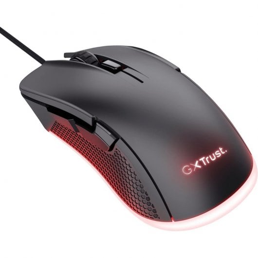 Trust GXT 922 YBAR Mouse da gioco ottico USB RGB 7200 DPI Nero