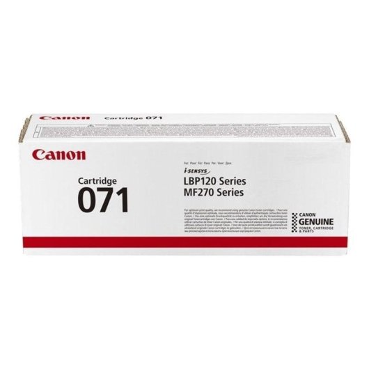 Cartucho Toner Preto Canon 071 Original - 1200 páginas