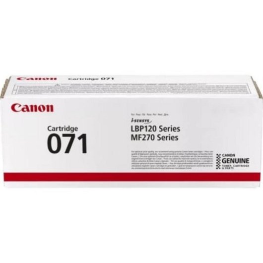 Cartucho Toner Preto Canon 071 Original - 1200 páginas