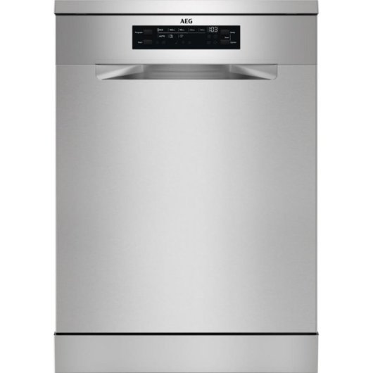 AEG Serie 6000 SatelliteClean FFB64607ZM Lavavajillas Capacidad 13 Cubiertos C Acero Inoxidable