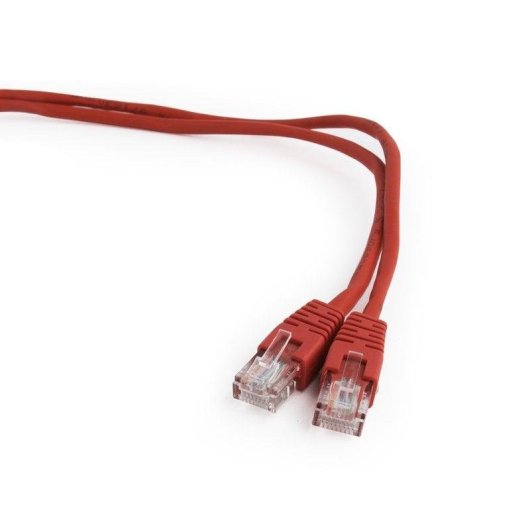 Netzwerkkabel RJ45 Cat5e Gembird PP12-0.5M/R 50cm Rot
