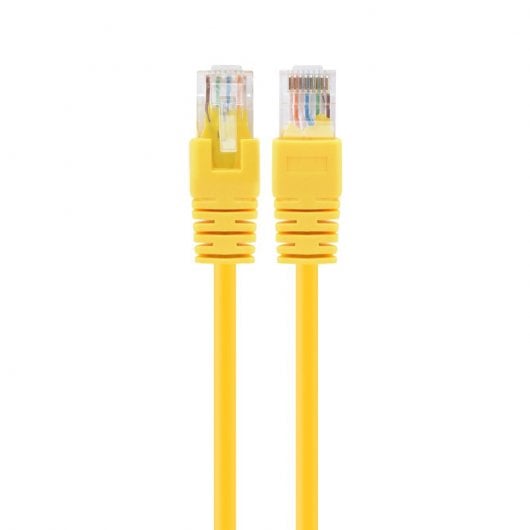 Gembird PP12-1M/Y Netzwerkkabel RJ45 UTP Cat5e 1 m Gelb