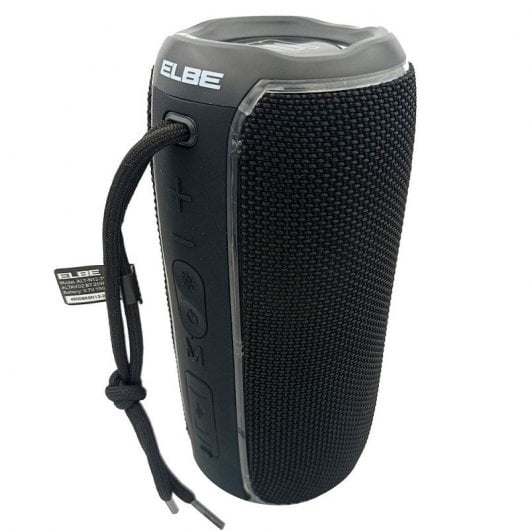 Elbe ALT-N12-TWS Coluna Portátil Bluetooth Resistente à Água 20W RGB Preta