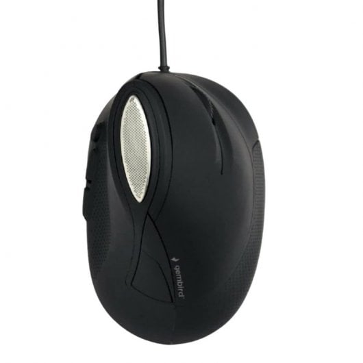 Mouse ottico ergonomico Gembird 6 pulsanti 3200 DPI Grigio siderale