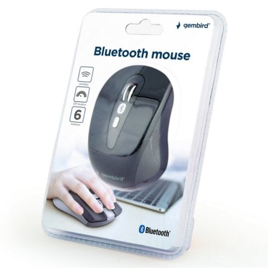 Gembird MUSWB-6B-01 mouse Mano destra Bluetooth Ottico 1600 DPI