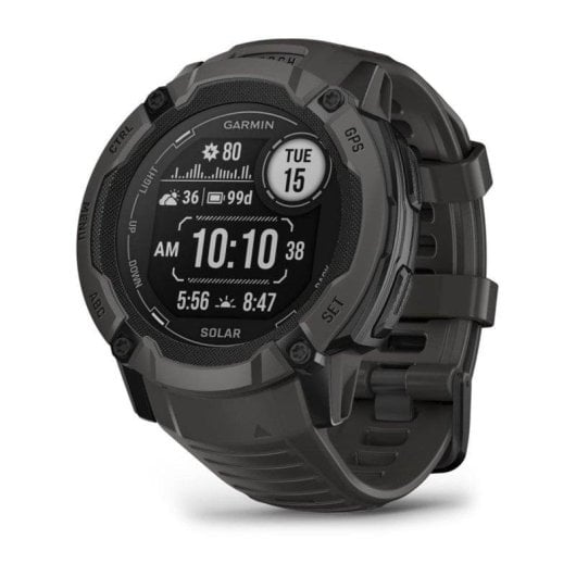 Garmin Instinct 2X Solar GPS NFC Bluetooth 50mm MIP Graphite Unisex 10ATM SpO2 Pulsmonitor