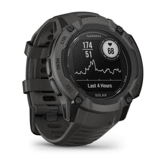 Garmin Instinct 2X Solar GPS NFC Bluetooth 50mm MIP Graphite Unisex 10ATM SpO2 Pulsmonitor