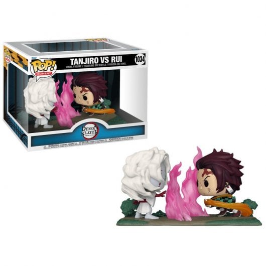 Funko Pop Moments Demon Slayer Tanjiro contre Rui