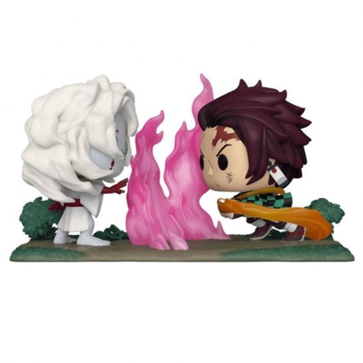 Funko Pop Moments Demon Slayer Tanjiro contre Rui