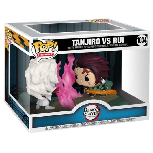 Funko Pop Moments Demon Slayer Tanjiro contre Rui