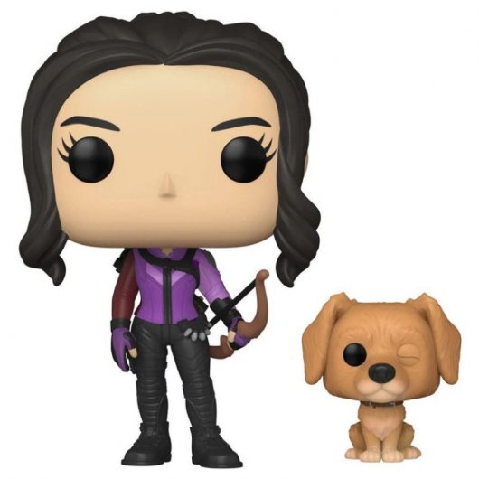 Funko Pop Hawkeye Kate Bishop mit Lucky