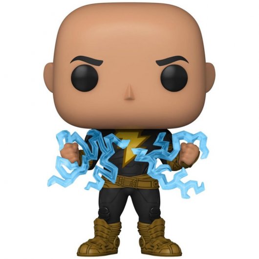 Funko Pop Movies DC Comics Black Adam avec Lightning (Possible Chase)