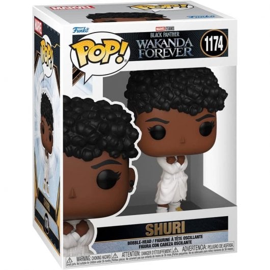 Funko Pop Marvel Black Panther: Wakanda Forever Shuri in Weiß gekleidet
