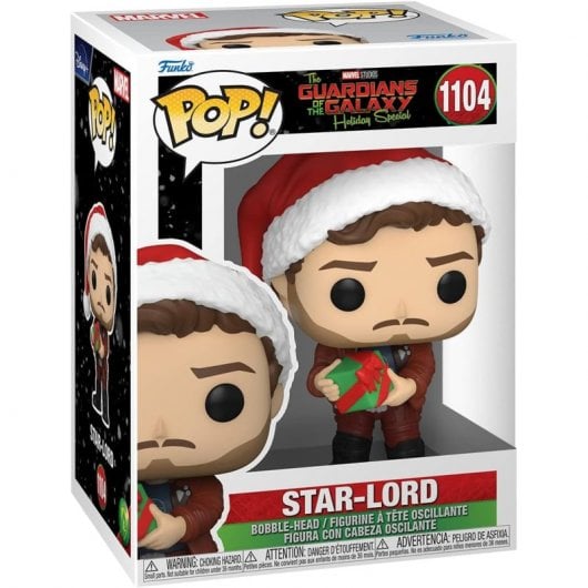 Funko Pop Marvel Gardiens de la Galaxie Star Lord Spécial Noël