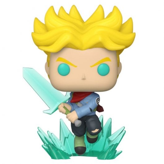 Funko Dragon Ball Super Saiyan Trunks com figura de espada