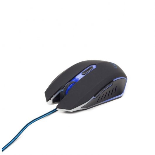 Gembird MUSG-001-B Mouse da gioco USB 2400 DPI LED nero