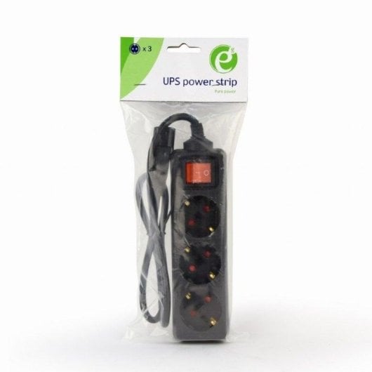 Regleta Gembird EG-PSU3-01 3 Tomas con Interruptor y Fusible