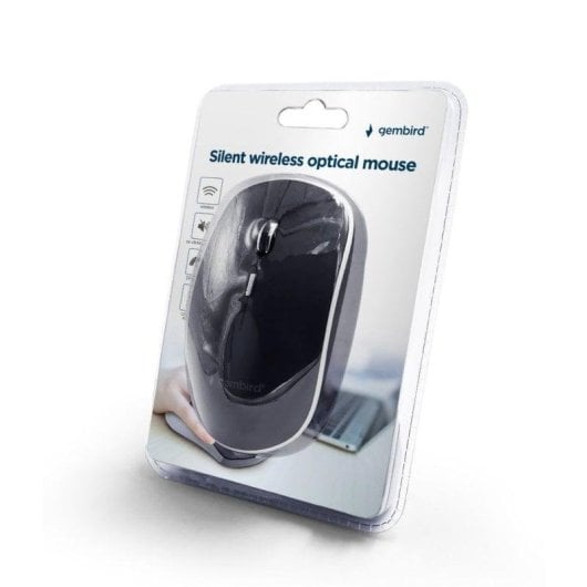 Mouse Gembird MUSW-4BS-01 Wireless 1600DPI Nero Ambidestro Silenzioso