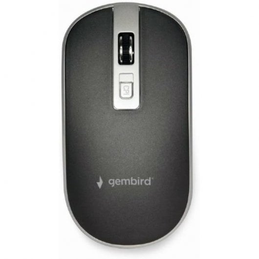 Gembird MUSW-4B-06-BS Rato Ótico Sem Fios 1600DPI Cinzento