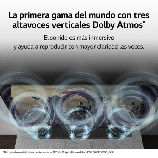 Barra de Som LG SC9S 3.1.3 400W Bluetooth WiFi Subwoofer Dolby Atmos Preta