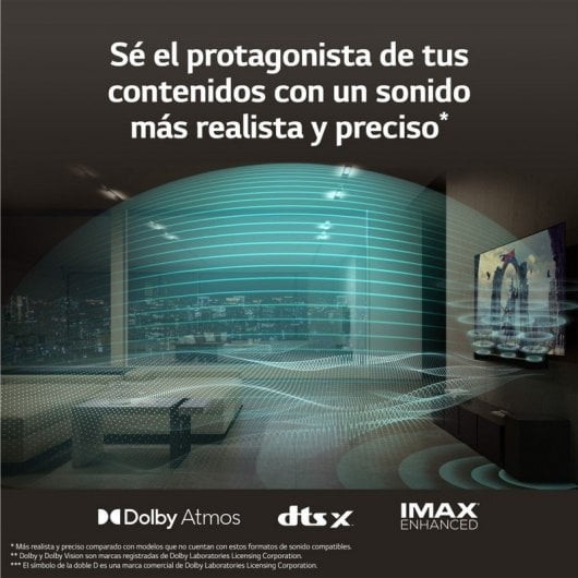 LG SC9S Barra de Sonido con Subwoofer Inalámbrico 3.1.3 Canales 400W Negra