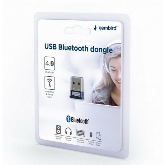 Gembird BTD-MINI5 Adaptador Bluetooth Mini Negro