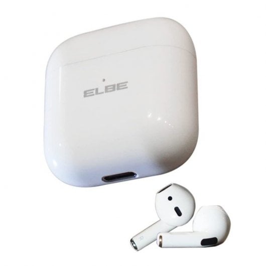 Elbe ABTWS-003-B Auriculares Bluetooth TWS Blancos
