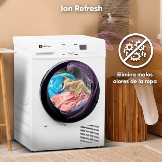 Origial DRYCARE ORIDRY8AW Secadora de Bomba de Calor Carga Frontal 8Kg E Blanca