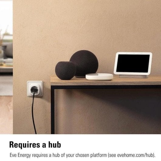 Tomada Inteligente EVE Energy Matter Thread Wireless Controle por voz e Estatísticas de consumo