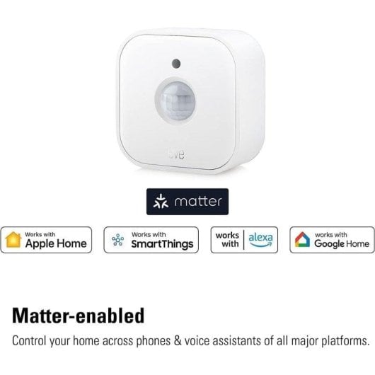 Sensor de Mouvement Eve 10EBY9951 Wireless Intérieur Extérieur IPX3 Matter