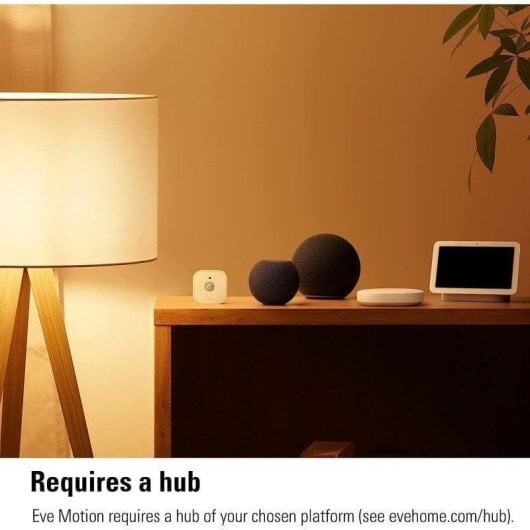 Capteur de Mouvement EVE 10EBY9951 Thread, Matter Intérieur Extérieur IPX3 Capteur Lumière