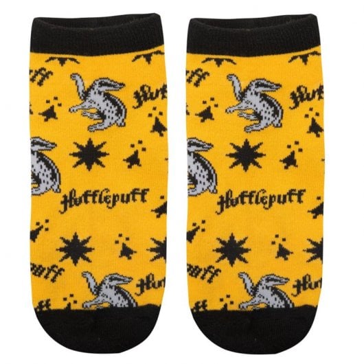 Conjunto de 3 meias Hufflepuff Cinereplicas Harry Potter