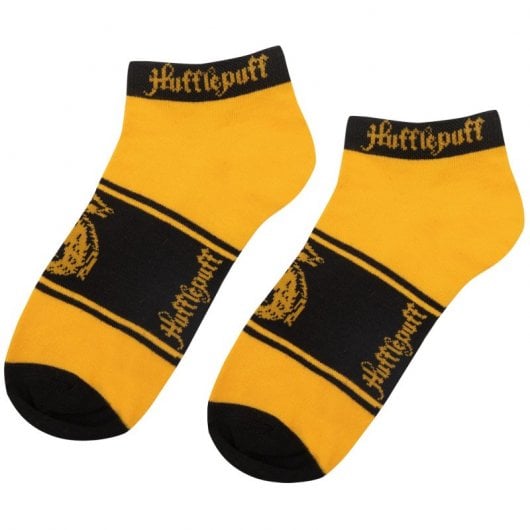 Conjunto de 3 meias Hufflepuff Cinereplicas Harry Potter