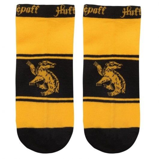 Conjunto de 3 meias Hufflepuff Cinereplicas Harry Potter