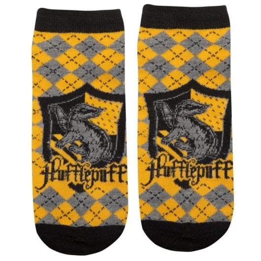 Conjunto de 3 meias Hufflepuff Cinereplicas Harry Potter