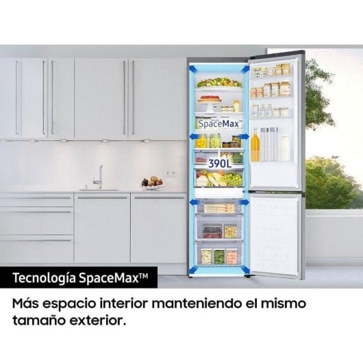 Frigorífico Combi Samsung RB38C603DSA/EF No Frost 203cm 390L D Inox WiFi IA