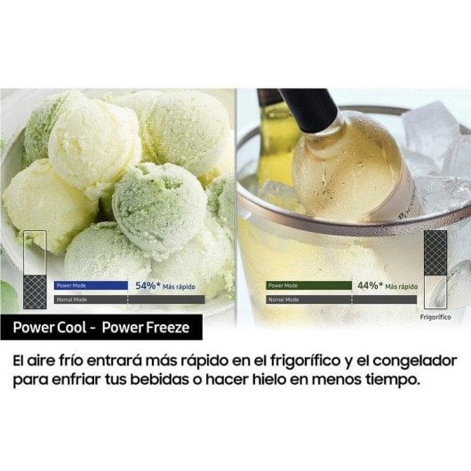 Frigorífico Combi Samsung RB38C603DSA/EF No Frost 203cm 390L D Inox WiFi IA